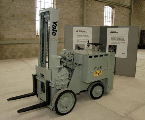 The world's oldest "surviving" forklift - a 1926 Yale.